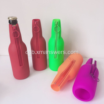 Custom Water GlassBottle Cover Silicone Sleeve para sa MasonJars